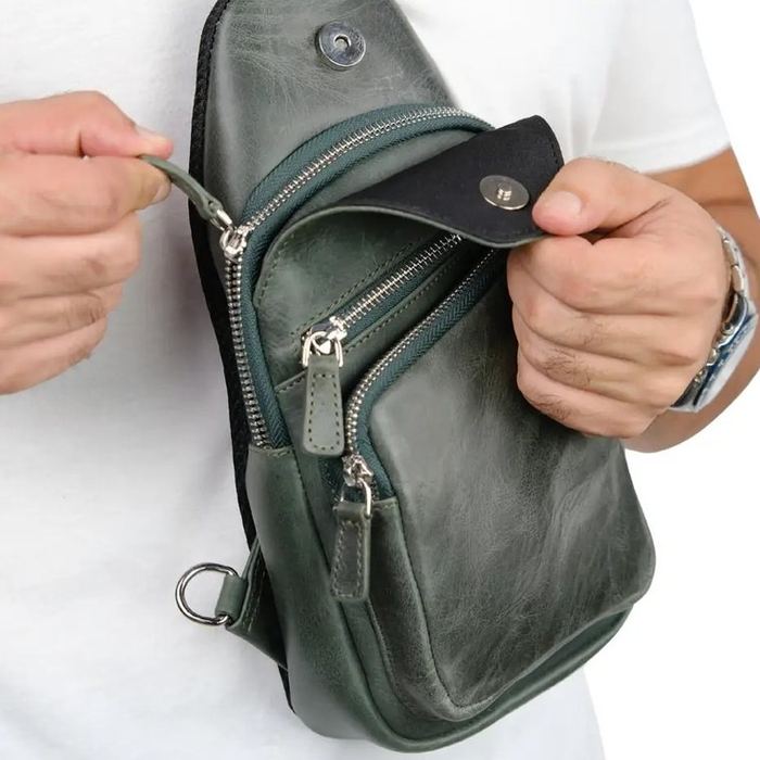 Bag 04 Leather Crossbody Sling Bag